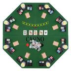 Costway 48 Poker Table Top - 8 Player Foldable Texas Holdem Poker - See Details