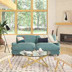 Table basse rustique patine vieillie Stratford – Table basse de salon