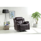 Fauteuil inclinable en similicuir - 38L x 37P x 41H