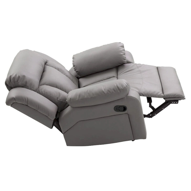 Fauteuil inclinable en similicuir - 38L x 37P x 41H