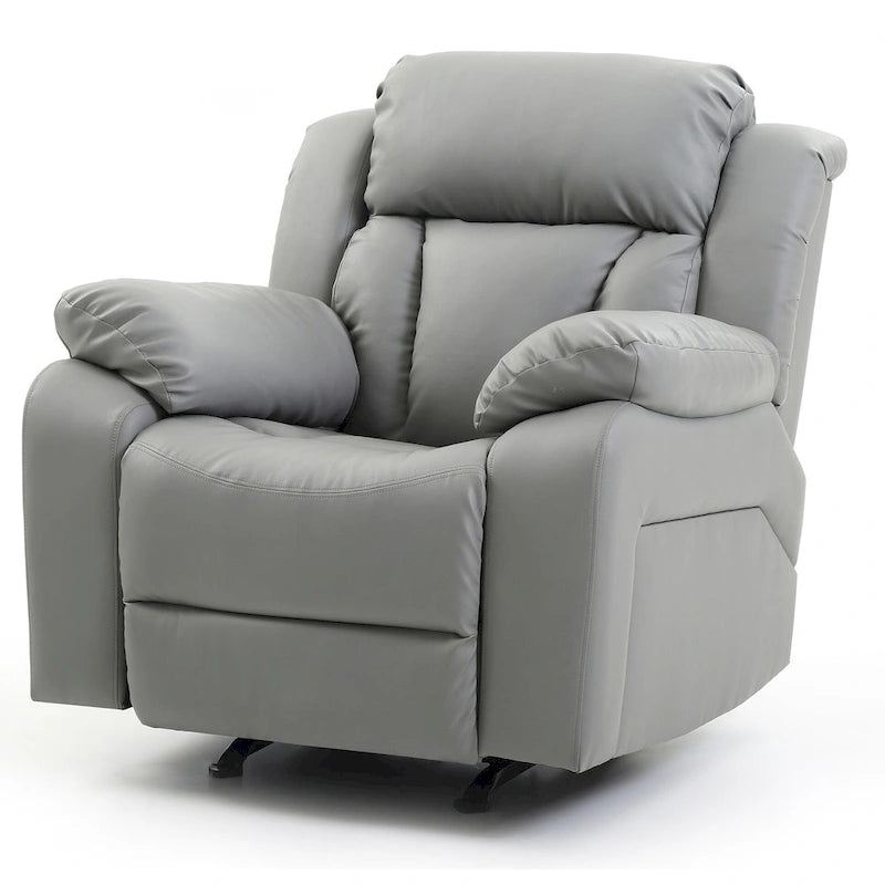 Fauteuil inclinable en similicuir - 38L x 37P x 41H