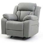 Fauteuil inclinable en similicuir - 38L x 37P x 41H