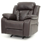 Fauteuil inclinable en similicuir - 38L x 37P x 41H