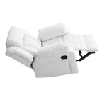 Fauteuil inclinable en similicuir - 38L x 37P x 41H