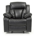 Fauteuil inclinable en similicuir - 38L x 37P x 41H