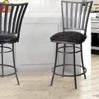 Tabouret de bar pivotant de qualité commerciale Stewart – Tabouret de cuisine robuste