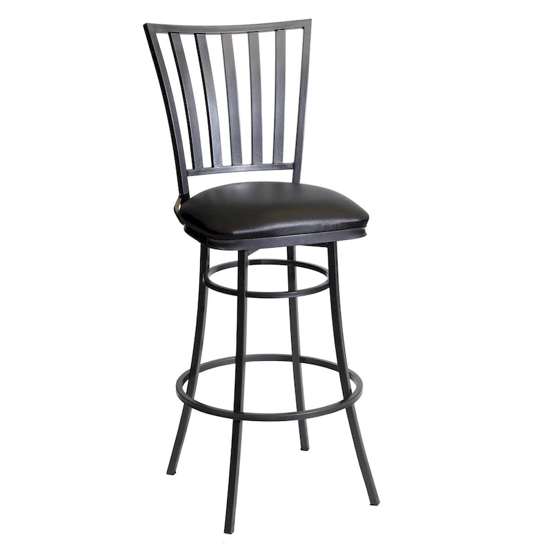 Tabouret de bar pivotant de qualité commerciale Stewart – Tabouret de cuisine robuste