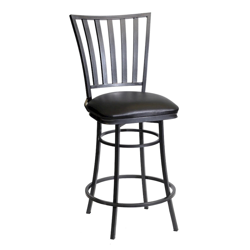 Tabouret de bar pivotant de qualité commerciale Stewart – Tabouret de cuisine robuste