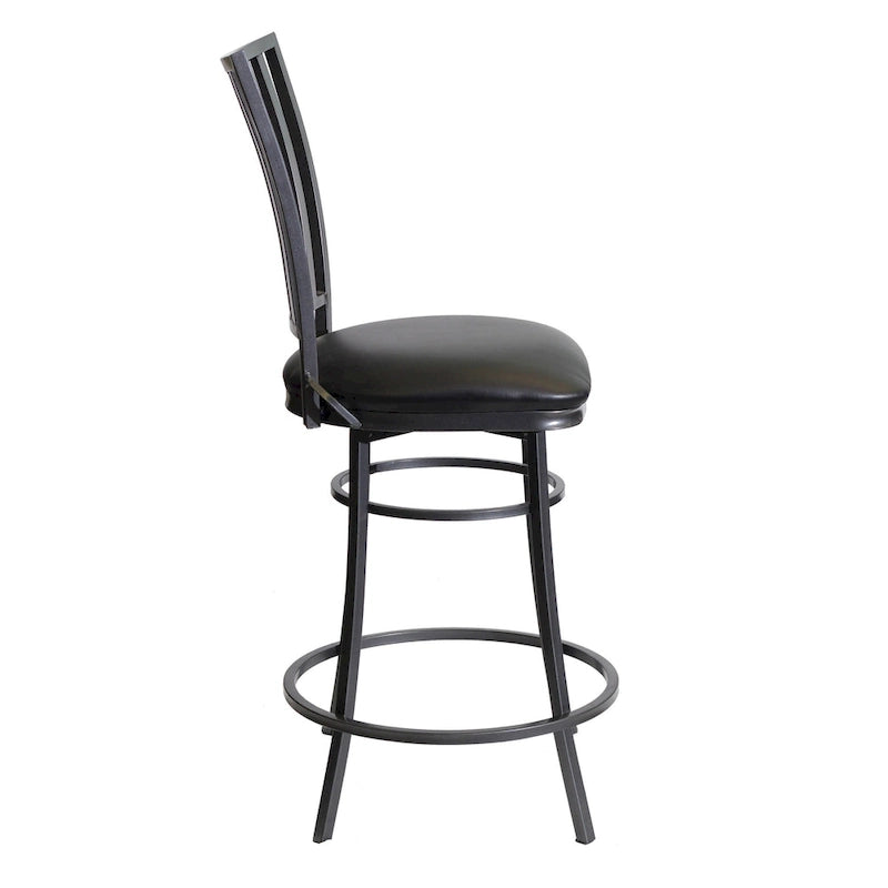 Tabouret de bar pivotant de qualité commerciale Stewart – Tabouret de cuisine robuste