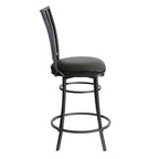 Tabouret de bar pivotant de qualité commerciale Stewart – Tabouret de cuisine robuste
