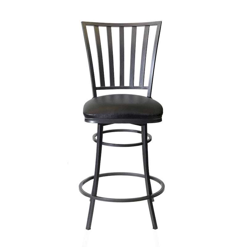Tabouret de bar pivotant de qualité commerciale Stewart – Tabouret de cuisine robuste