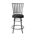Tabouret de bar pivotant de qualité commerciale Stewart – Tabouret de cuisine robuste