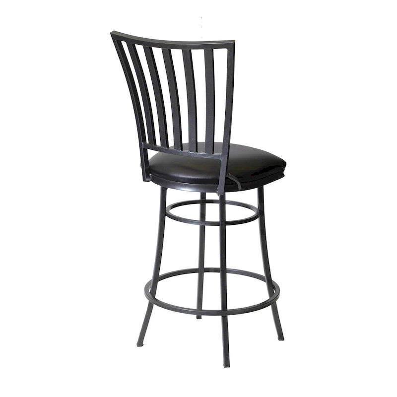 Tabouret de bar pivotant de qualité commerciale Stewart – Tabouret de cuisine robuste