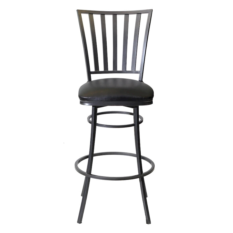 Tabouret de bar pivotant de qualité commerciale Stewart – Tabouret de cuisine robuste