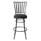 Tabouret de bar pivotant de qualité commerciale Stewart – Tabouret de cuisine robuste