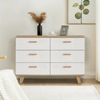 Armoire de rangement de style ferme moderne avec tiroirs pour salon, salle à manger