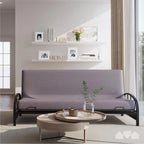 Matelas futon en mousse à mémoire de forme – Gris, taille double | Matelas de canapé-lit