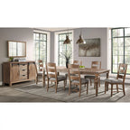 Chaise d'appoint Highland, dossier échelle avec assise rembourrée (Lot de 2)