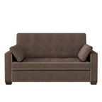 Canapé-lit convertible Queen – Futon multi-positions avec coussins capitonnés