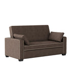 Canapé-lit convertible Queen – Futon multi-positions avec coussins capitonnés