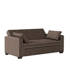 Canapé-lit convertible Queen – Futon multi-positions avec coussins capitonnés