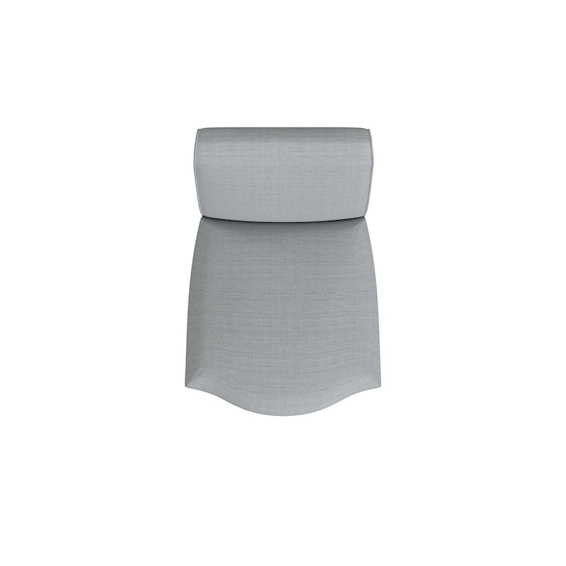 Canapé en tissu rembourré avec clous décoratifs – Canapé classique pour salon