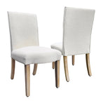 Canapé en tissu rembourré avec clous décoratifs – Canapé classique pour salon
