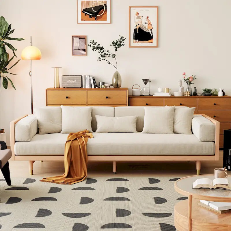 Modern Geometric Velvet Accent Chair – Living Room Armchair