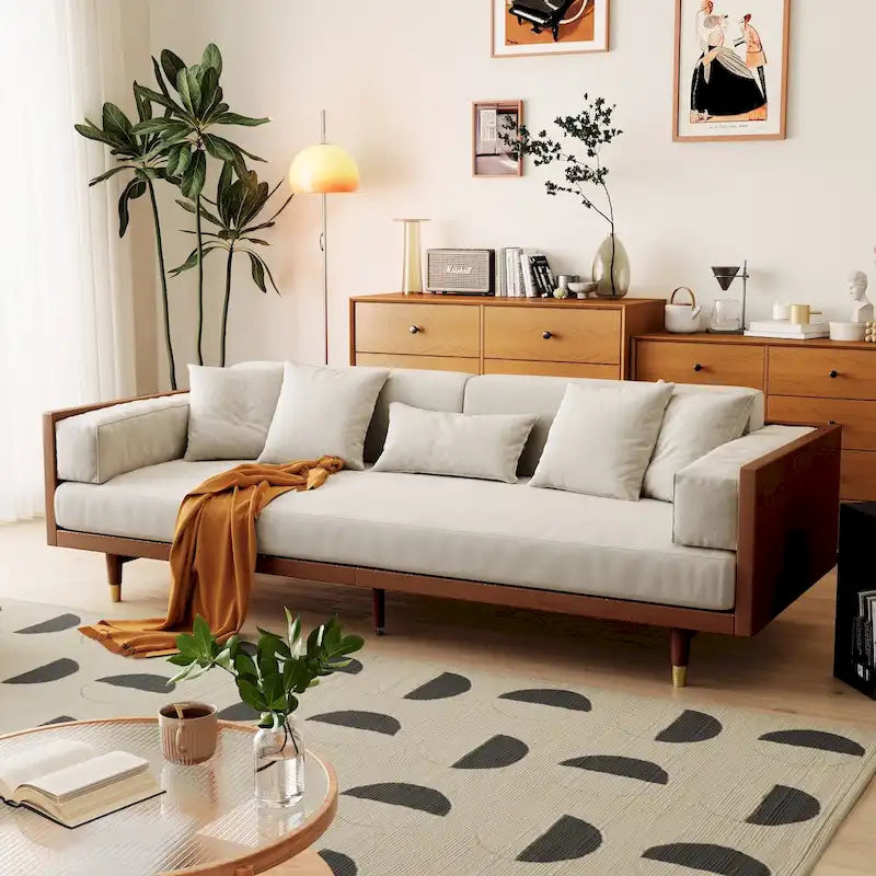Modern Geometric Velvet Accent Chair – Living Room Armchair