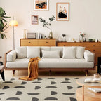 Fauteuil d'appoint moderne en velours géométrique – Fauteuil de salon