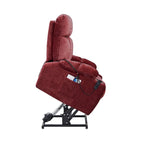 Fauteuil inclinable releveur électrique pour personnes âgées avec fonction de massage chauffant