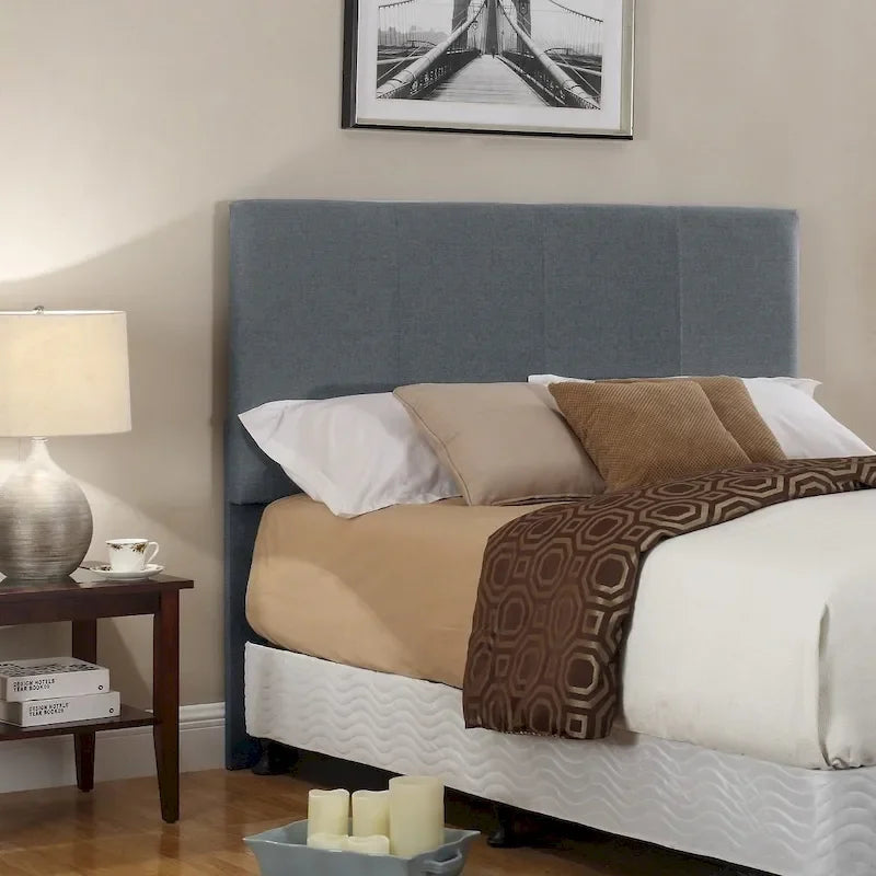 Tête de lit capitonnée de taille Queen – Tissu rembourré de mousse, 63,5 larg. x 52,75 haut. po, cadre requis