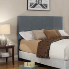 Tête de lit capitonnée de taille Queen – Tissu rembourré de mousse, 63,5 larg. x 52,75 haut. po, cadre requis