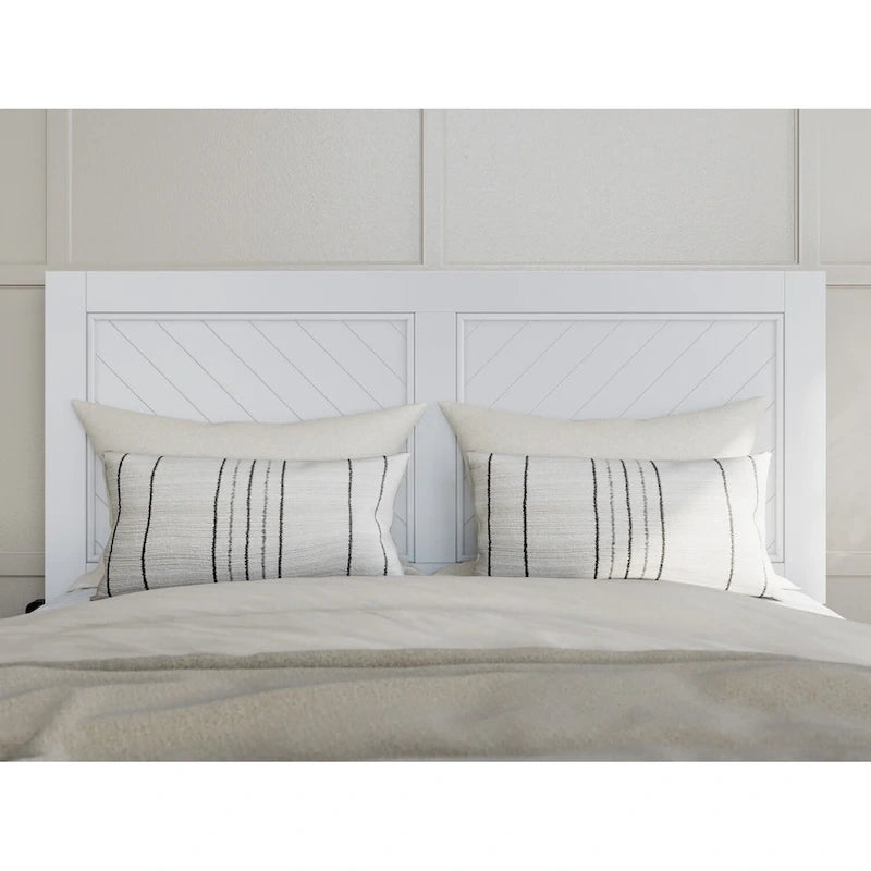 Lit plateforme complet Canyon avec pied de lit assorti et lit gigogne complet