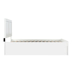 Lit plateforme complet Canyon avec pied de lit assorti et lit gigogne complet