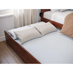 Lit plateforme complet Canyon avec pied de lit assorti et lit gigogne complet