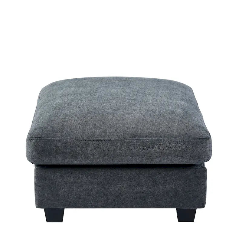Canapé d'angle moderne en forme de L, garni de plumes, convertible, avec méridienne réversible pour le salon