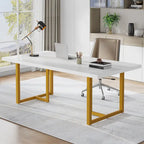 Bureau d'ordinateur exécutif de 70,8 pouces pour bureau à domicile