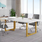 Bureau d'ordinateur exécutif de 70,8 pouces pour bureau à domicile