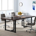 Bureau d'ordinateur exécutif de 70,8 pouces pour bureau à domicile