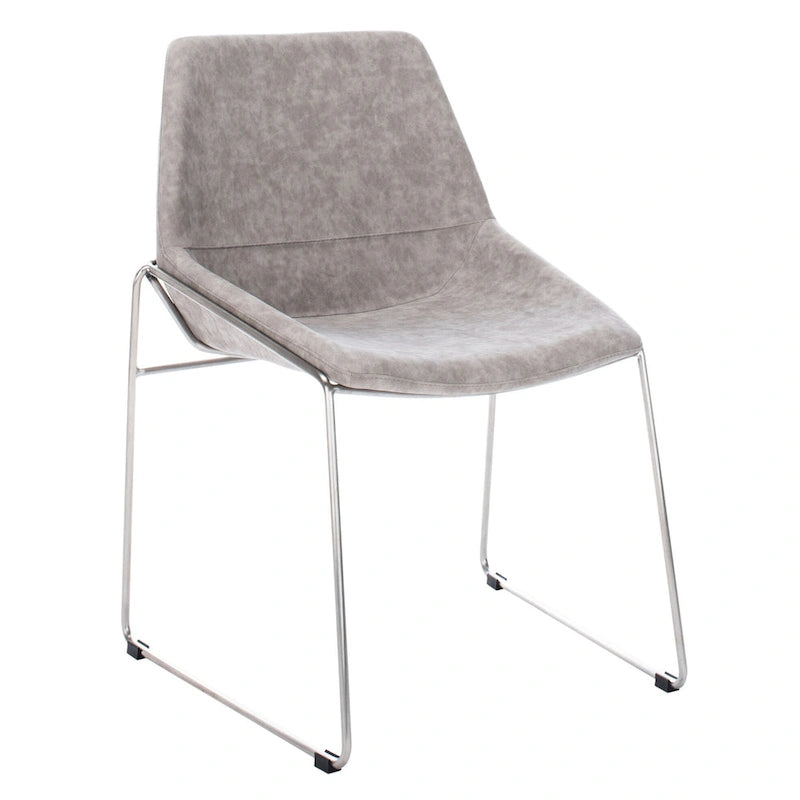 Chaise de salle à manger Oliva Mid Century, lot de 2 – 25x24x33,3 po.