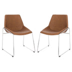 Chaise de salle à manger Oliva Mid Century, lot de 2 – 25x24x33,3 po.
