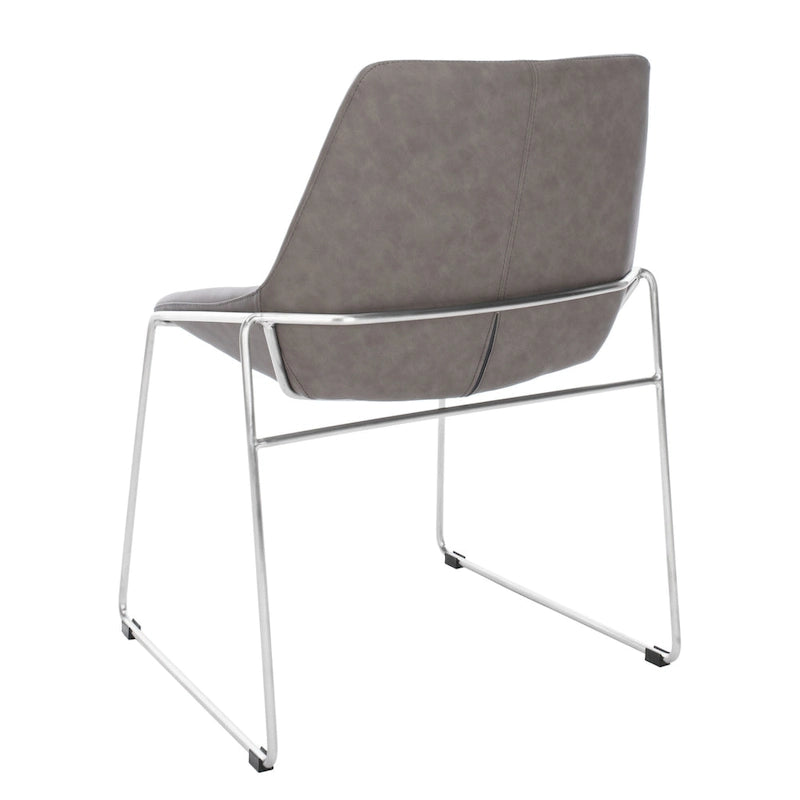 Chaise de salle à manger Oliva Mid Century, lot de 2 – 25x24x33,3 po.