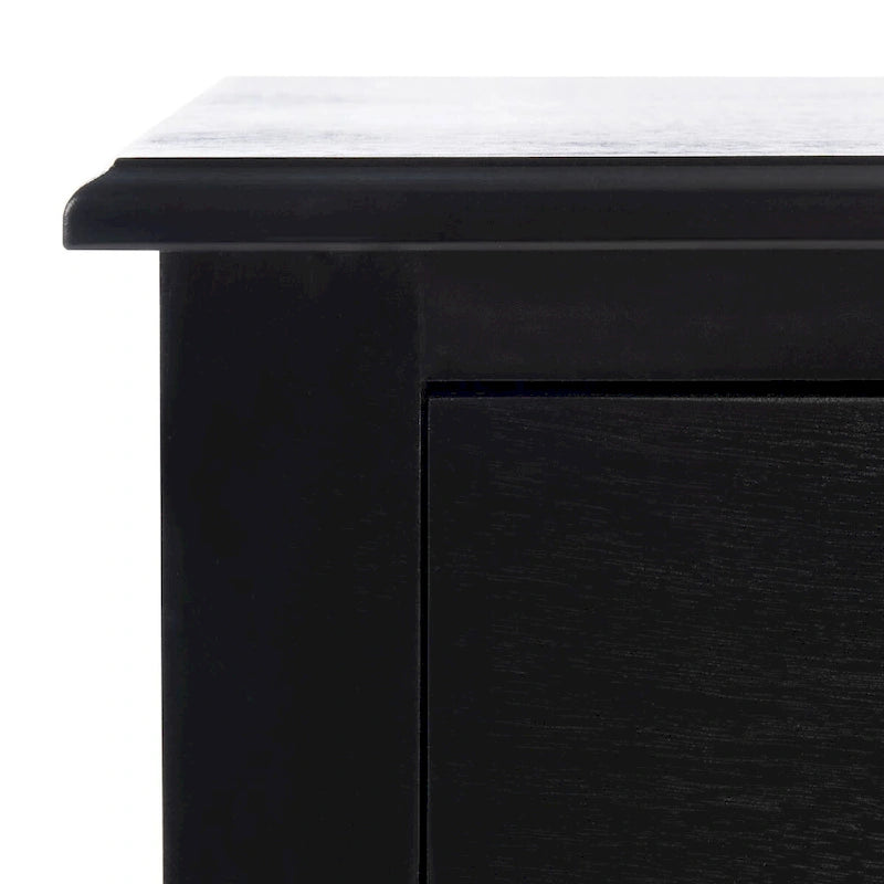 Table d'appoint de ferme avec tiroir et étagère ouverte – Pieds tournés en balustre, 48 cm L x 41 cm P x 66 cm H