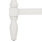 Table d'appoint de ferme avec tiroir et étagère ouverte – Pieds tournés en balustre, 48 cm L x 41 cm P x 66 cm H
