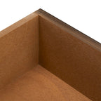 Table d'appoint de ferme avec tiroir et étagère ouverte – Pieds tournés en balustre, 48 cm L x 41 cm P x 66 cm H