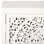 Meuble TV Ciji 2 étagères 2 portes, convient aux téléviseurs jusqu'à 60 po – 55x15x26 po