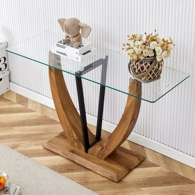 Meuble de rangement pour vinyles et platine Lyric