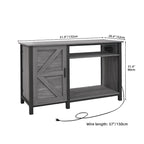 Meuble d'aquarium de 52 pouces de large pour aquariums de 55-75 gallons avec bande lumineuse RVB