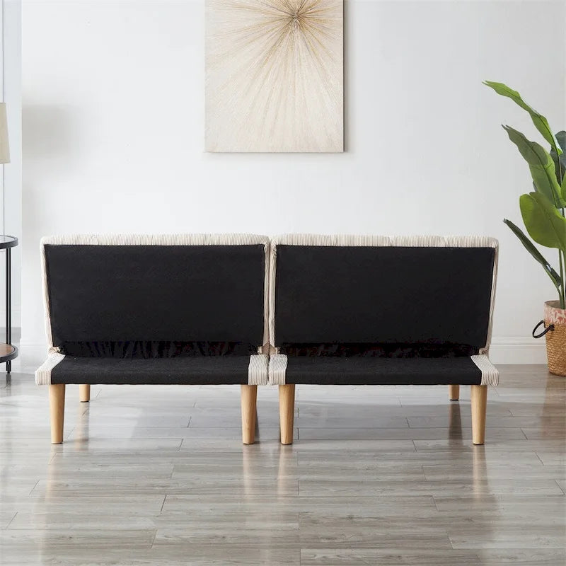 Fauteuil à oreilles capitonné – Fauteuil d’appoint classique pour le salon